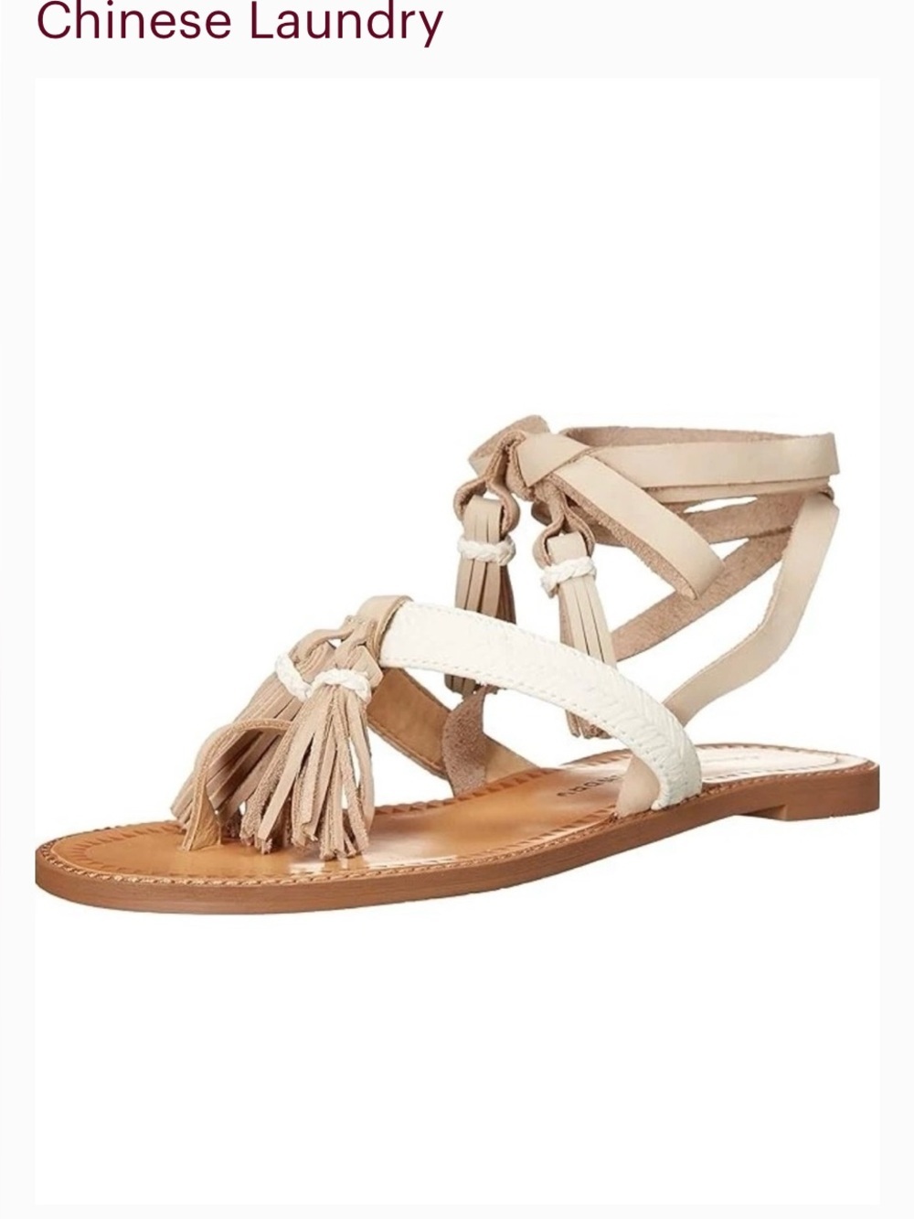 Chinese Laundry Giordana Flat Sandal NWOT
